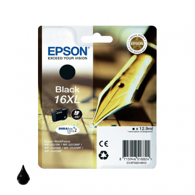 Cartuccia Epson 16XL C13T16314012 Nero Originale