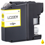 Cartuccia Brother LC22EY giallo compatibile