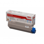 OKI 43872307 toner originale Ciano