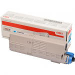 OKI 46490607 toner originale Ciano