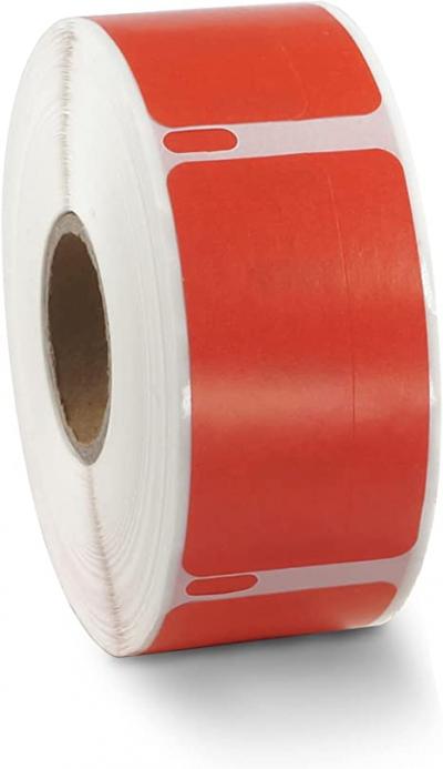 Rotolo 500 etichette per Dymo LW 11352 25 X 54 mm Rosso S0722520 compatibile