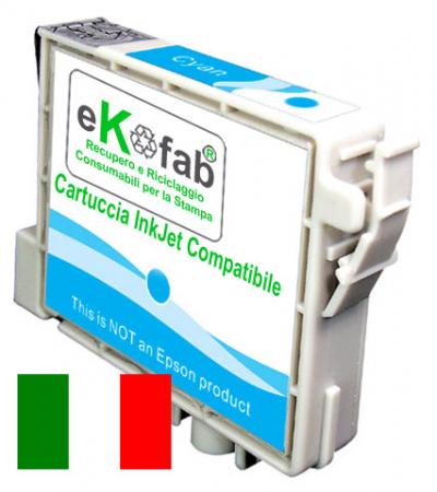 Cartuccia Epson T0442 (C13T04424020) Ciano rigenerata