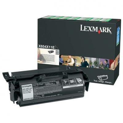 Toner Lexmark X654X11E Nero compatibile