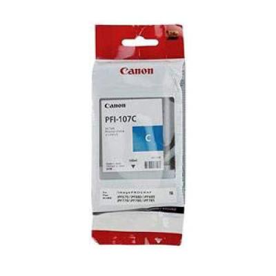  Canon PFI-107C (6706B001) cartuccia originale Ciano 