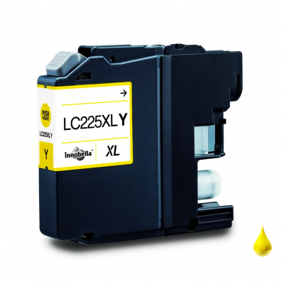 Cartuccia Brother LC225XLY Giallo compatibile