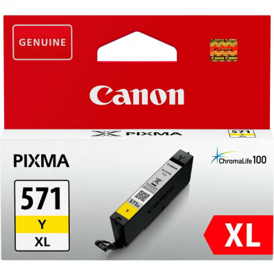 Cartuccia Canon CLI-571XL Y 0334C001 Giallo originale