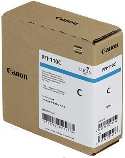 Cartuccia Canon PFI-110C 2365C001 Ciano originale