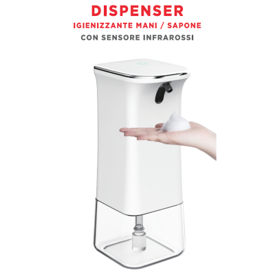 Dispenser igienizzante mani o sapone 280 ml